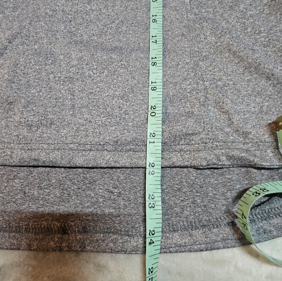 Sweet Choice Women’s Plus 1X Gray Mesh Back Activewear Tee Shirt Workout Top - Picture 7 of 9